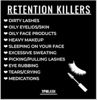 a poster with the words retention killers